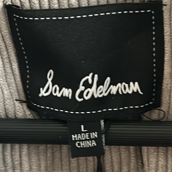 New Sam Edelman Funnel Neck Puffer Corduroy Cold Weather Coat - Picture 8 of 15